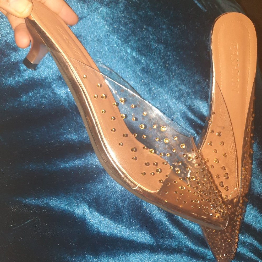 Fashion Nova Rhinestone Shoes Gem